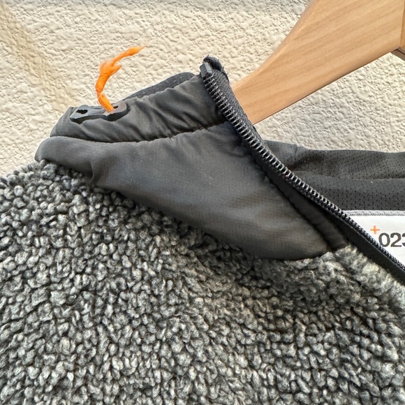 SUPERDRY Sherpa Fleece Zip Hoodie – Charcoal Gray - Picture 10 of 11